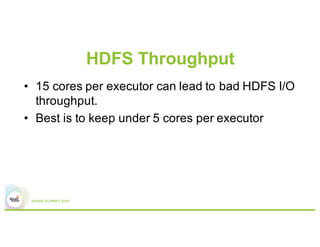 #2 YARN AM needs a core: Cluster
mode
 