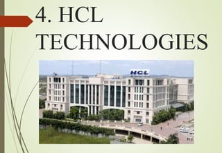 4. HCL
TECHNOLOGIES
 