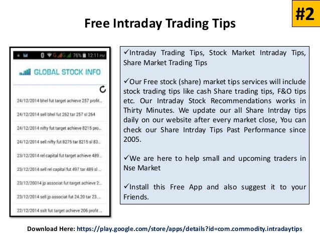 Free intraday option trading tips