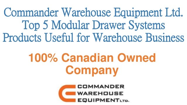 Top 5 Modular Drawer Systems Products Commander Warehouse Equipment