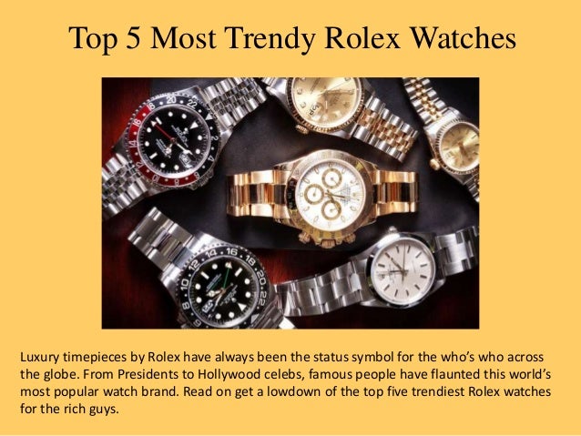 famous luxury watches
