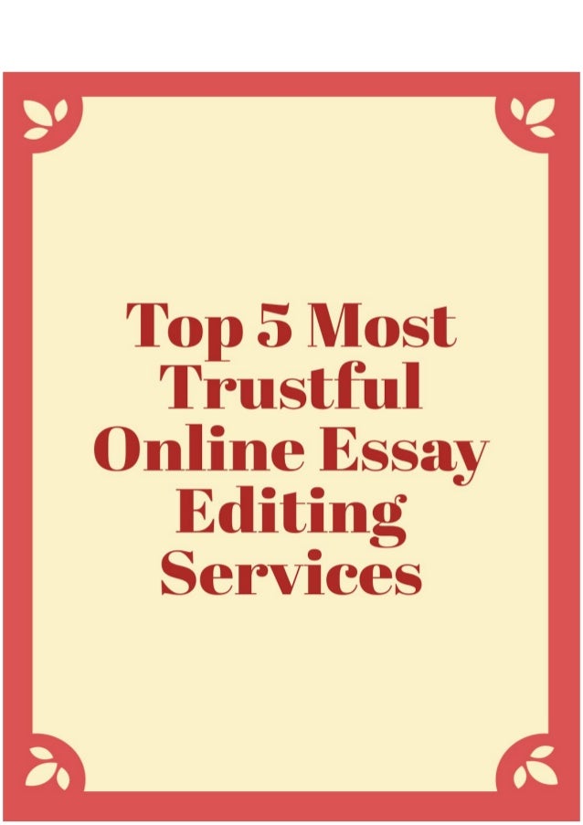 Essay edit services