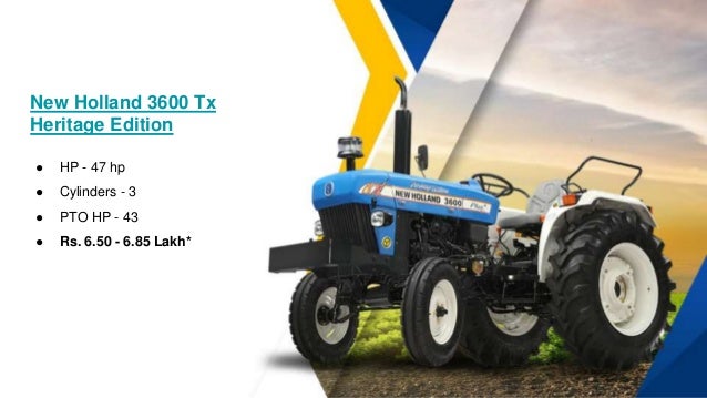 Top 5 New Holland Tx Series Tractor In India