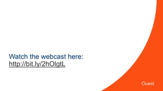 Watch the webcast here:
http://bit.ly/2hOlgtL
 