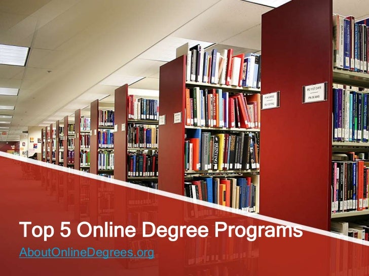 Top 5 Online Degree Programs