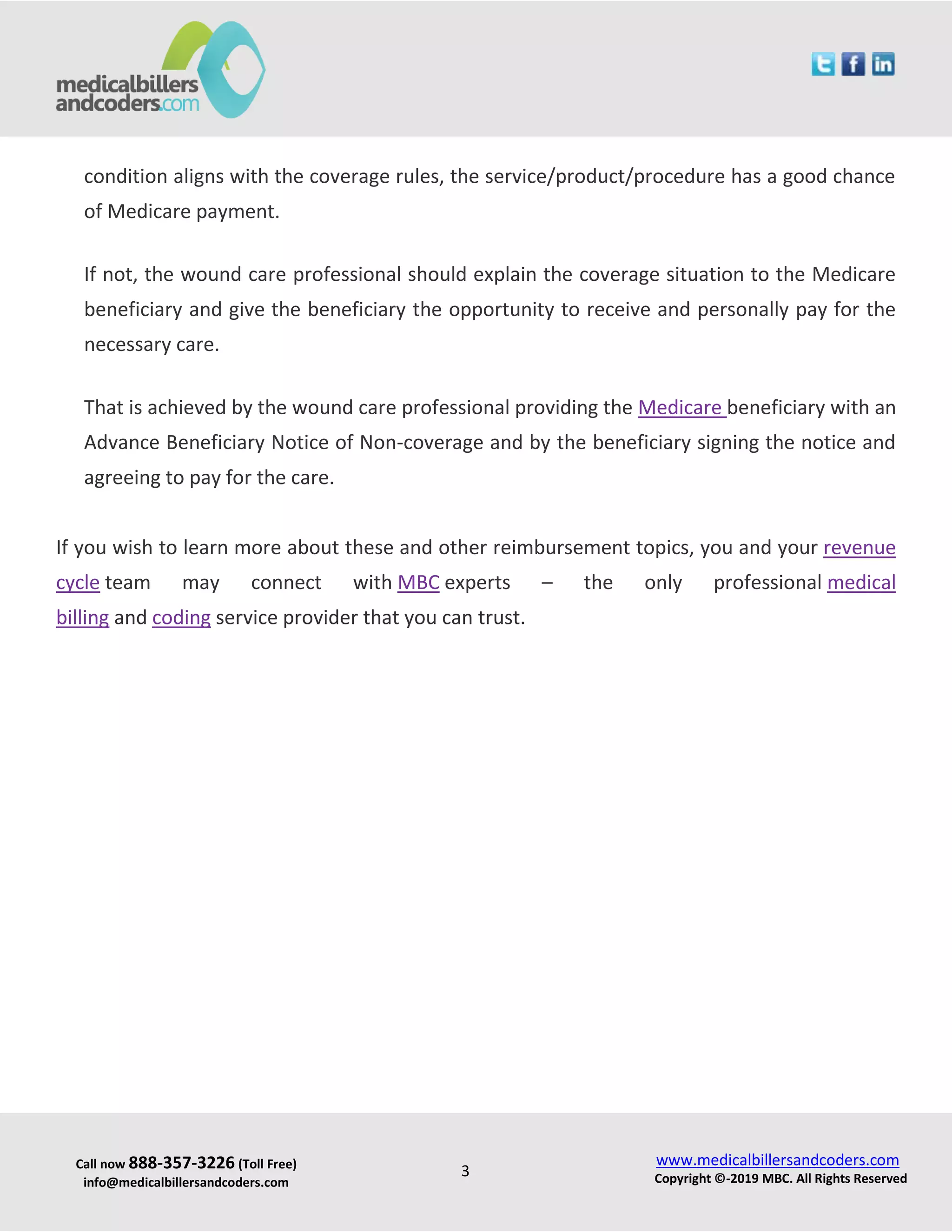 Top 5 outpatient reimbursement questions for wound care