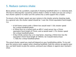 Top 5 photography tips to improve your photos | PPT