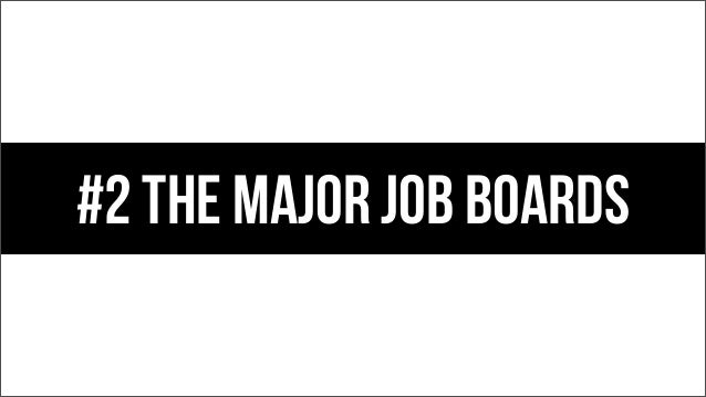 major job boards