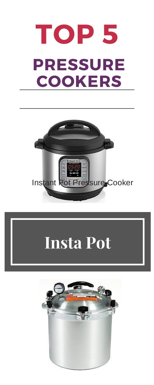 Top 5 pressure cooker by