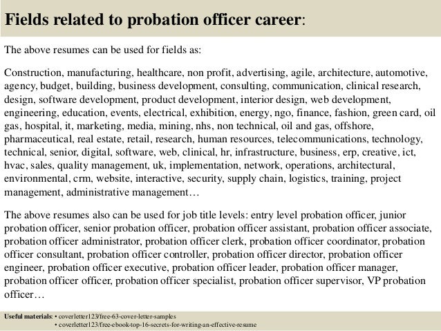 top 5 probation officer cover letter samples parole recommendation letter sample