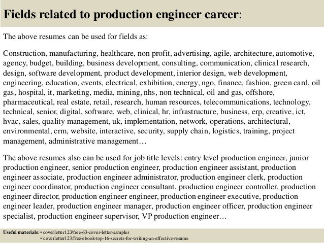 top 5 production engineer cover letter samples production engineer cover letter