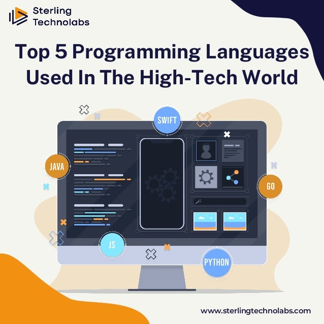 www.sterlingtechnolabs.com
Top 5 Programming Languages
Used In The High-Tech World
 