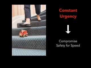 Input:
Decision Constraints
Target: Optimize the Rate of Idea Flow
short-term looplong-term
loop
1.
Visibility
2.
Clarity
3.
Awareness
F ocus!
Output: “Friction” in Idea Flow
Input - The constraints that limit our short-term choices…
Data-Driven Software Mastery
 