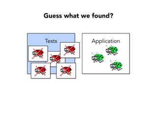 Our biggest problem
“We should stop rushing
before the deadline.”
“Yes. Fixed deadline.
Variable scope.”
The Forth Mistake
What’s the mistake we made?
 