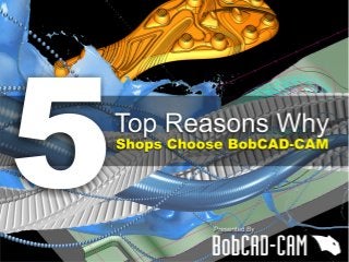 Top 5 Reasons CNC Shops Choose BobCAD-CAM Software