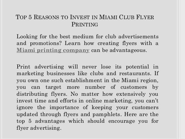 top 5 reasons to invest in miami club flyer printing 2 638 jpg cb 1388453219 club flyers printing miami