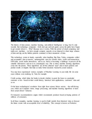 Top 5 recent research courses on machine learning- simpliv | PDF