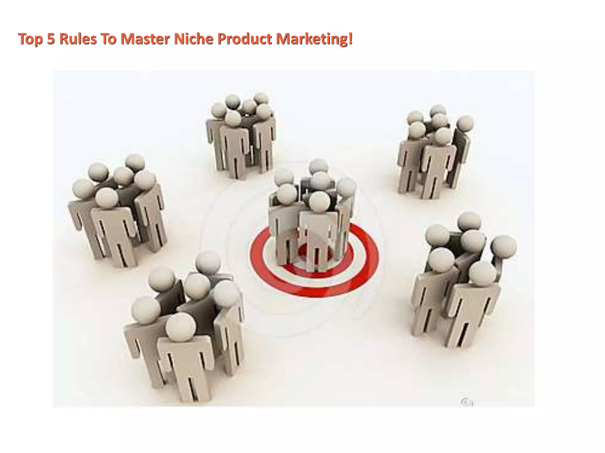 Top 5 Rules To Master Niche Product Marketing! PPTX