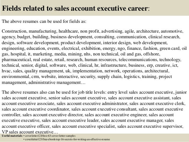 Sample Cover Letter For Account Manager Sample Cover Letter