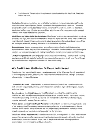 Top 5 Signs You May Need Mental Health Support – And How CureEZ Can ...