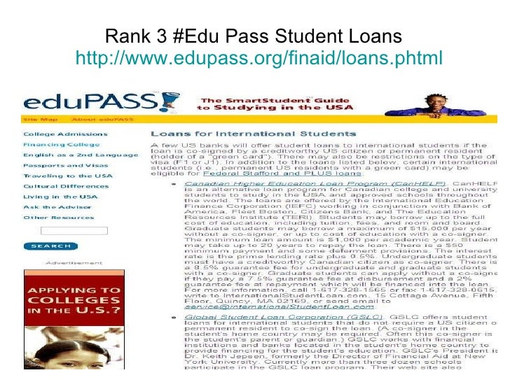 student loans without cosigner