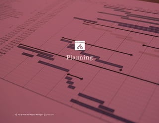 3 | Top 5 Skills for Project Managers | Lynda.com
Planning
 