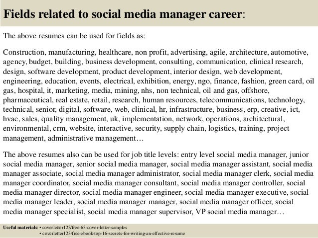 social media manager job description social media manager job social media evaluator cover letter
