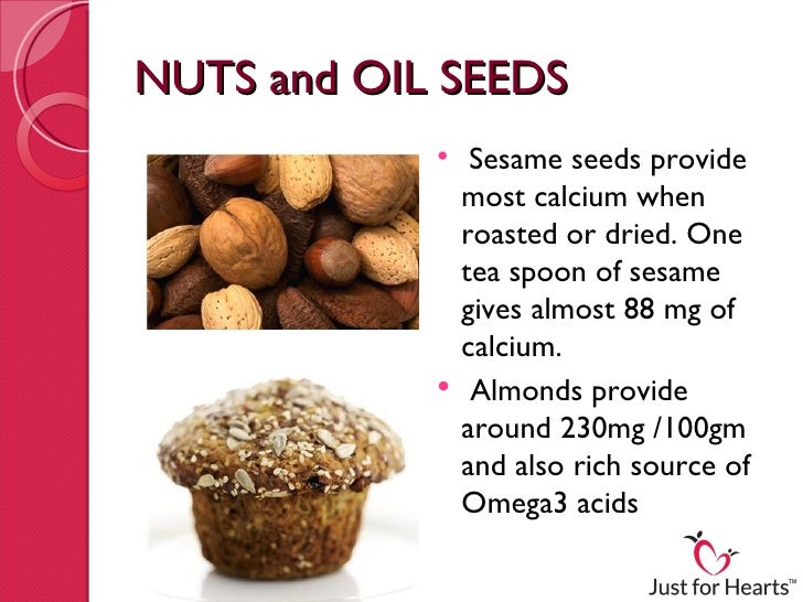 Top 5 sources of calcium