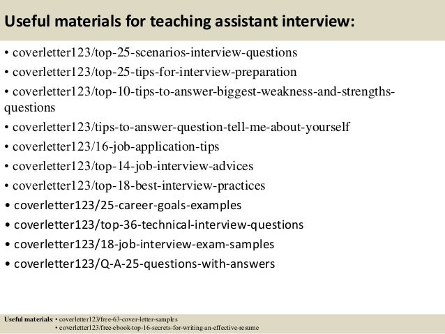 Teacher Assistant Cover Letter Samples from image.slidesharecdn.com