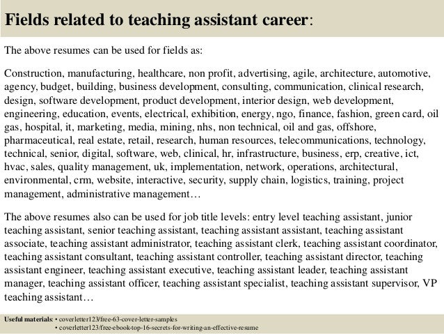 Teacher Assistant Cover Letter Example from image.slidesharecdn.com