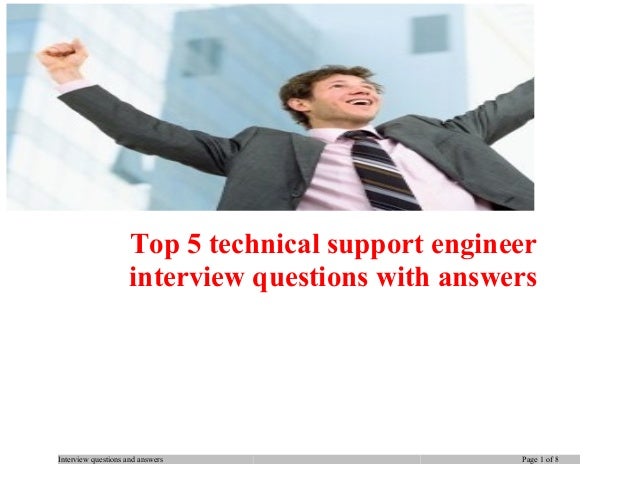 technical support interview questions and answers
