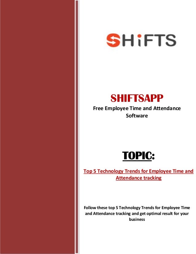 top 5 technology trends for employee time and attendance tracking