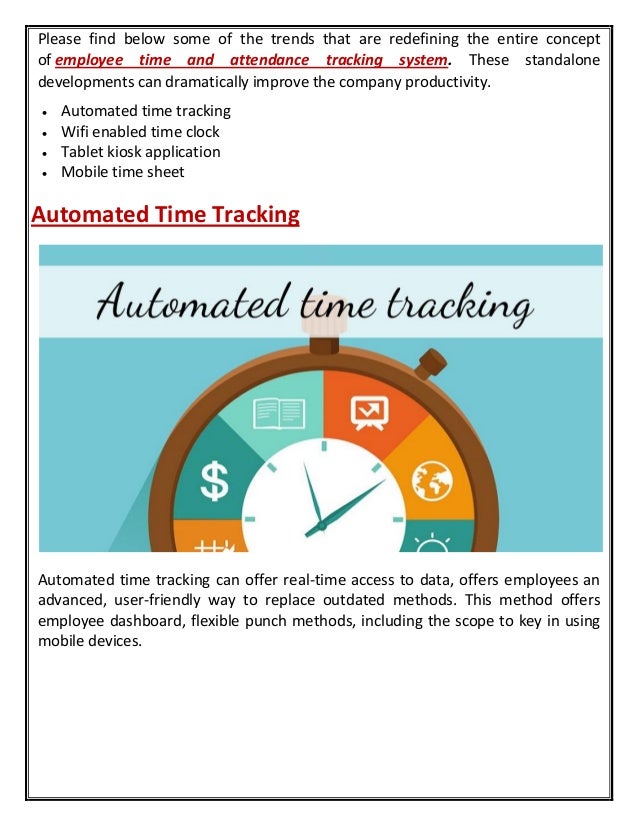 top 5 technology trends for employee time and attendance tracking