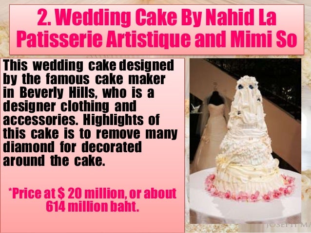 Extravagant wedding cakes most The World's