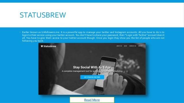 u!   nfollow your non followers on twitter with 5 top tools for fre!   e - read more 3 unfollowstats unfollowers is a twitter  read more 3 unfollowstats unfollowers is a twitter - unfollow your non followers on twitter with 5 top tools for free