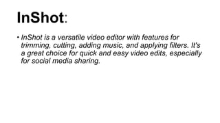 Top 5 Video Editors for Android Applications.pptx