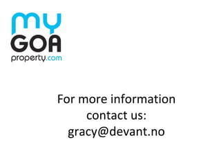 For more information
contact us:
gracy@devant.no
 
