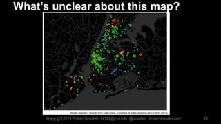 25
What’s unclear about this map?
Copyright 2016 Kristen Sosulski ks123@nyu.edu @sosulski kristensosulski.com
 