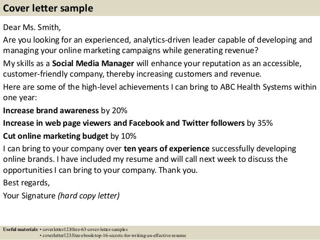 Top 5 Volunteer Coordinator Cover Letter Samples