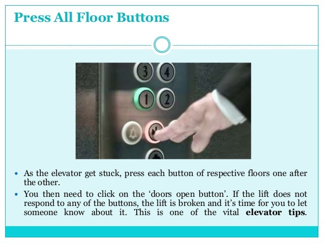 5 Things You Should Do If You Get Stuck In An Elevator