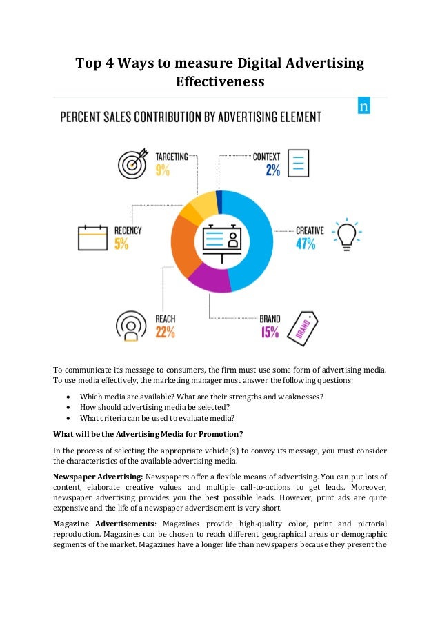 Top 5 ways to measure advertising effectiveness (1) | PDF