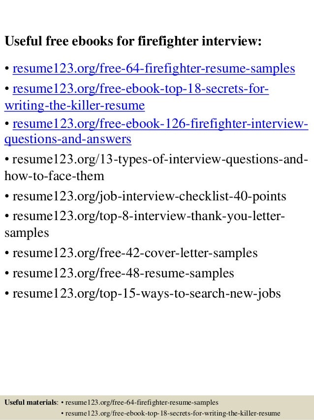 top 64 firefighter resume samples sample firefighter resume