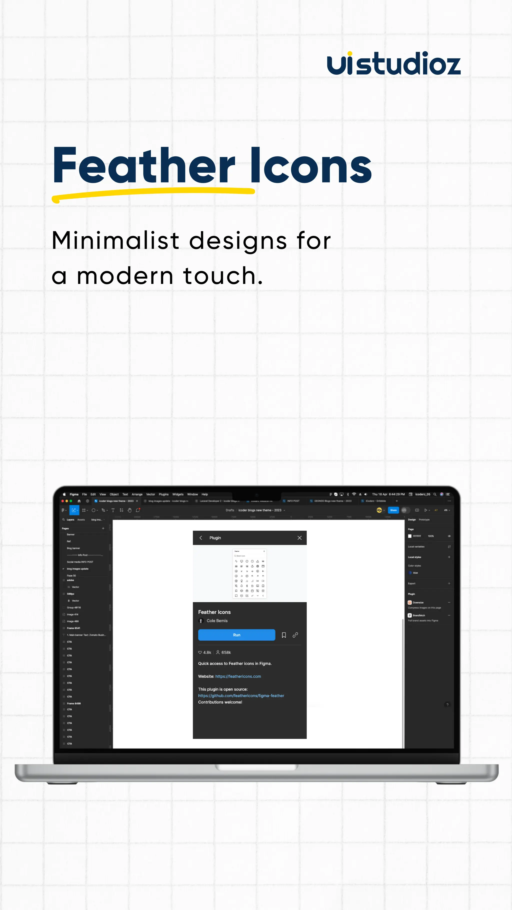 Minimalist designs for
a modern touch.
Feather Icons
 