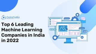 Top 6 Leading
Machine Learning
Companies in India
in 2022
 