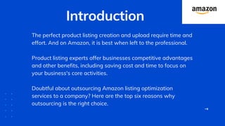 Amazon Product Upload Services