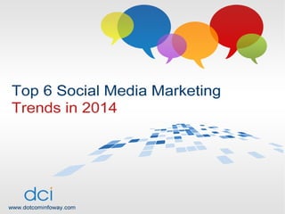 Top 6 Social Media Marketing Trends in 2014