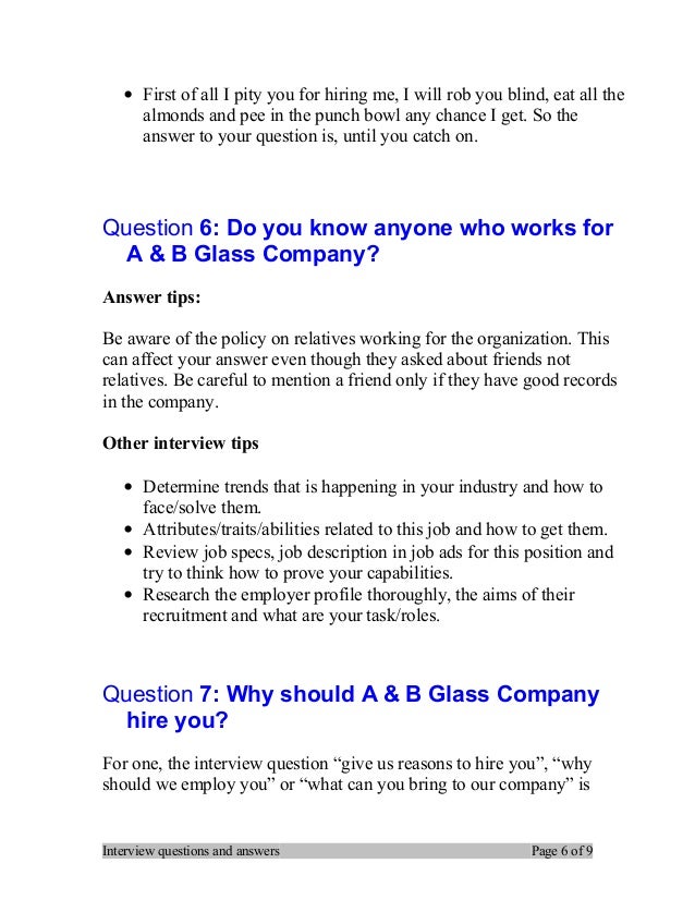 what would you bring to this job
