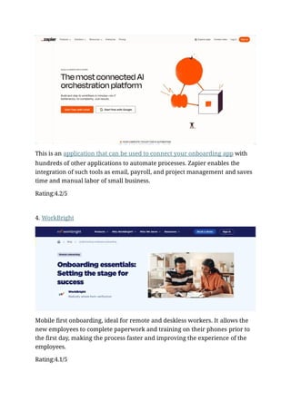 Top 7 Best Onboarding Software for Small Business in 2026 | PPTX