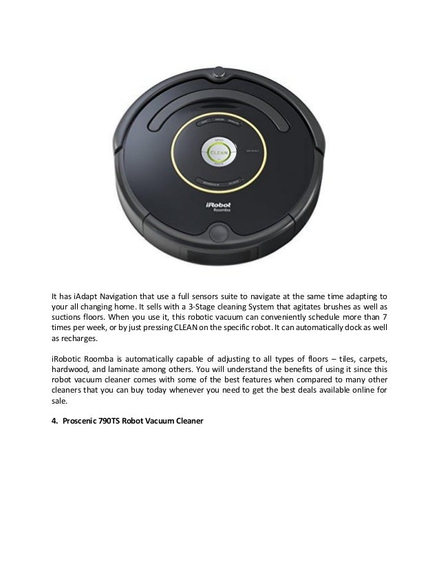 best automatic vacuum cleaner 2018