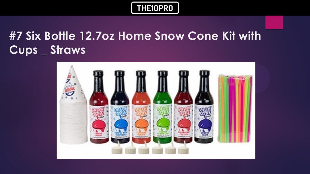 Top 7 best snow cone syrups in reviews